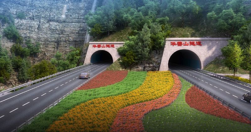 四川華鎣山隧道項目
