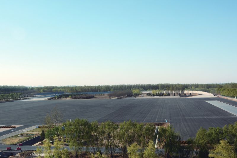 交通部公路交通試驗場廣場,國內(nèi)大型動態(tài)廣場之一
